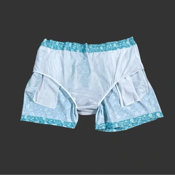 Southern Tide Men’s Marine Blue Caps Off Stretch Water Repell Swim Trunks Sz XXL